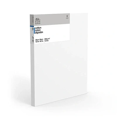 Immagine di Winsor &amp; Newton Telaio Classic 3 Moduli innescato 350 G/M², Barra Spessore 19 mm, Cotone, Bianco, 40 x 50 cm