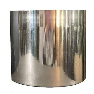 Immagine di Leaf Metal Planter Vaso in Metallo, Argento, 18 cm
