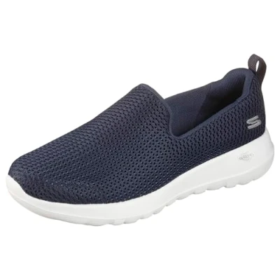 Immagine di Skechers Go Walk Joy, Scarpe da ginnastica Donna, Navy Textile White Trim, 40.5 EU