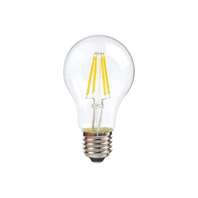 Immagine di Alcapower A60 Lampadina LED a filamenti 12W, 1750 Lumen, temperatura 2700K, attacco E27, vetro trasparente