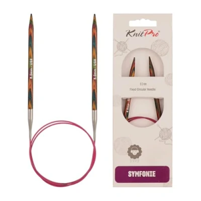 Immagine di KnitPro Ferri per Lavorare a Maglia circolari, 50 cm x 6 mm, Colore: Multicolore