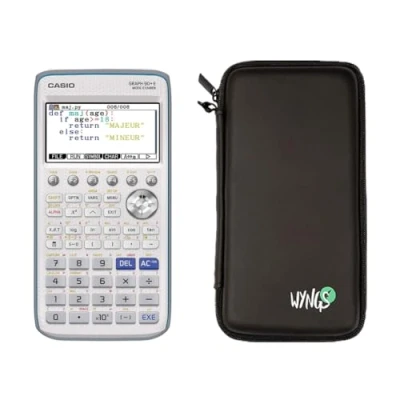 Immagine di CALCUSO Pacchetto Base negro con Calcolatrice Grafica Casio Graph 90 + E (Francese)