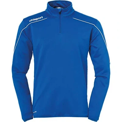 Immagine di uhlsport Stream 22 1/4 Zip, Top da Allenamento Uomo, Azzurro/Bianco, M