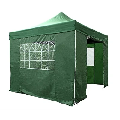 Immagine di All Seasons Gazebos: Gazebo pop up 3x3m completamente impermeabile con 4 pareti laterali Verde