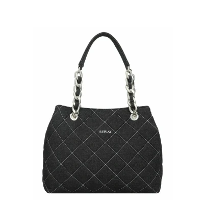 Immagine di Replay Shopping bag, Donna, Taglia: One Size, Denim black