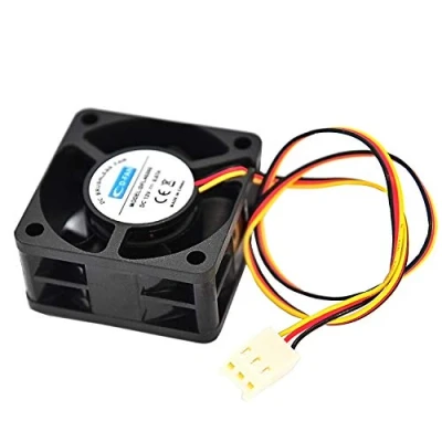 Immagine di Rhombutech® Ventola silenziosa, 40 x 20 mm con cuscinetto a scorrimento DC12 V 0,07 A, connettore di alimentazione 3 pin (1 40/40/20)