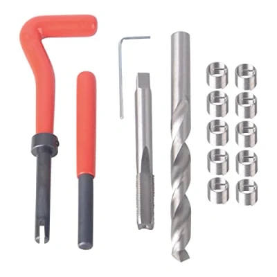 Immagine di DAYUAN Kit di riparazione filettatura M10x1.0mm Helicoil Restoring Thread Strumenti inserto filo utensili manuali compatibili per la automatica