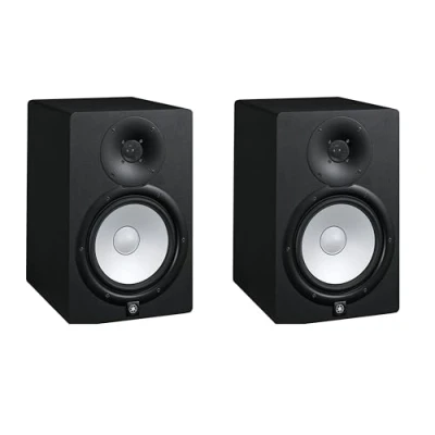 Immagine di YAMAHA HS8 MP (matched pair) coppia di studio monitor 8&quot; bi amplificati 120 Watt, comparati in fabbrica per un suono perfettamente uguale