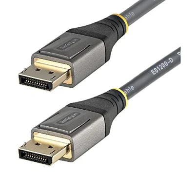 Immagine di StarTech.com Cavo DisplayPort 1.4 certificato VESA da 1 m 8K 60Hz HDR10 video Ultra HD 4K 120Hz DP per monitor/display a M/M (DP14VMM1M)