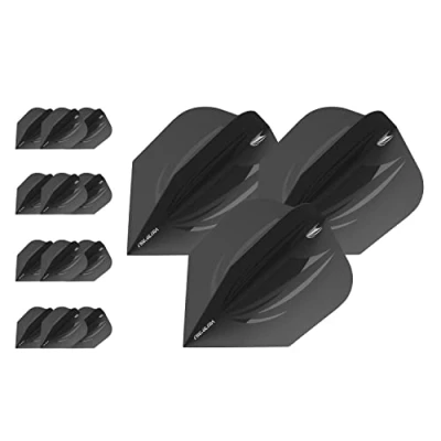 Immagine di Target Darts 5 x Sets of ID PRO. Ultra Nero No.6 Voli A Dardo 15 in totalee