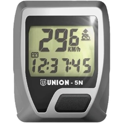 Immagine di Union Ciclocomputer 5 funzioni, Argento