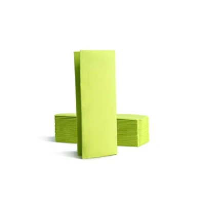 Immagine di Alvotex Chic Airlaid 50 tovaglioli usa e getta, piegati a 1/8 in tessuto, 32 x 40 cm, colore: Kiwi
