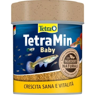 Immagine di TetraMin Baby Mangime per pesci sotto forma di mini fiocchi a base nutrienti efficaci e alta qualità, 66 ml