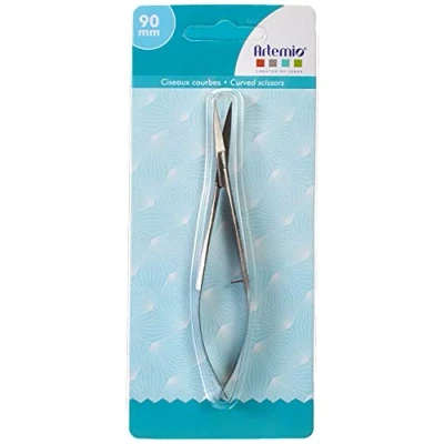 Immagine di Artemio Pinze di precisione curve forbici in acciaio inox, argento, 7,2 x 1 17,2 cm