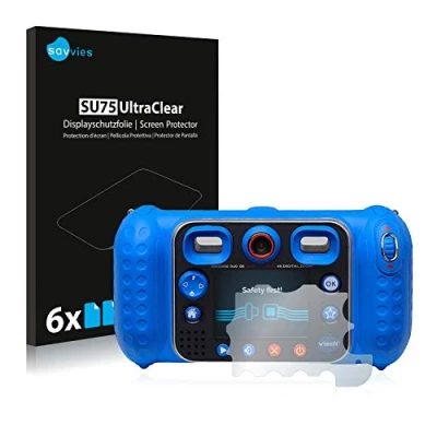 Immagine di savvies (6 Pezzi Pellicola Protettiva per Vtech Kidizoom Duo DX Protezione Schermo Trasparente
