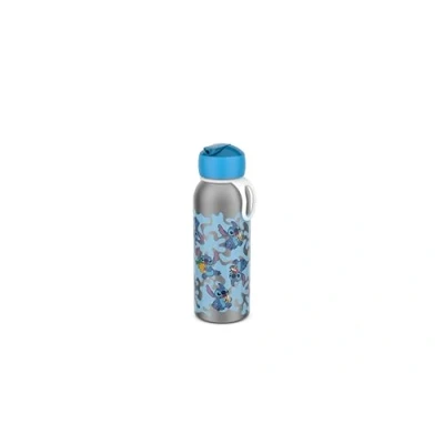 Immagine di Mepal Bottiglia termica Flip up Campus Bottiglie isolate per bambini Thermos in acciaio inox 9 ore caldo e freddo 12 Senza BPA 350 ml Stitch