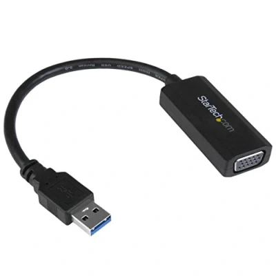 Immagine di StarTech.com Adattatore Video Esterno USB 3.0 a VGA, Scheda grafica esterna con installazione driver integrato, 1920x1200/1080p