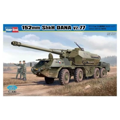 Immagine di Hobby Boss 85501 Modellino da 152 mm, Modello ShkH Dana vz. 77, Colore: Grigio