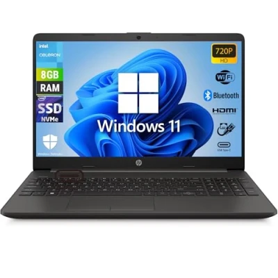 Immagine di HP 250 G9, Notebook Computer Portatile, Intel N4500, Display HD da 15,6&quot;, Ram 8 Gb DDR4, SSD NVMe 256 Gb, W11 Pro