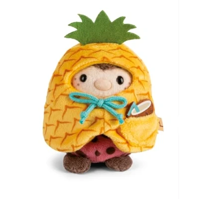 Immagine di NICI Set Coccinella Dozz 8cm con Noce di Cocco e Costume da Ananas in Confezione Rosso Morbido Peluche, Carino coccolare Giocare, per Bambini Adulti, un&#039;ottima Idea Regalo 61651, Colore