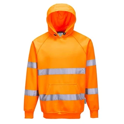 Immagine di Portwest B304 Felpa con Cappuccio ad Alta Visibilità, Arancione, S
