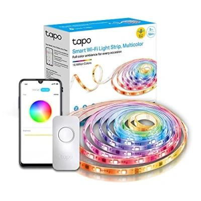 Immagine di Tapo L930 5 Striscia LED Smart 5m, Impermeabile IP44, DIY Multicolore Segmentato, Bianchi, WiFi Strisce RGBIC, Alexa, Google Assistant, Luci Adatto per Casa, Bar