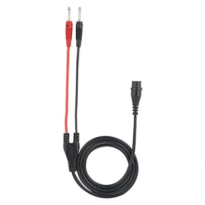 Immagine di cavo coassiale BNC maschio a spina banana P1203, oscilloscopio, 120 cm + 8 cerchi protettivi in silicone