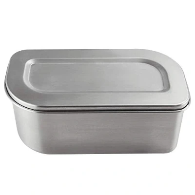 Immagine di Lurch 240938 Contenitore per Il Pranzo/Insalata in Acciaio Inox (20,5 x 10,5 8,8 cm)