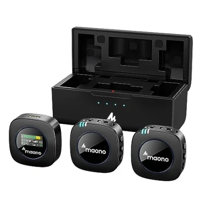 Immagine di MAONO SISTEMA A DOPPIO MICROFONO WIRELESS AU WM821