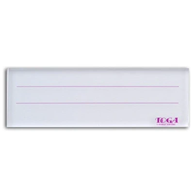 Immagine di Toga tp39 Blocco Acrilico plastica Trasparente 15 x 5,5 1 cm