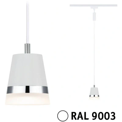 Immagine di Paulmann Cone Lampada per sistema su binario URail GU10 Bianco