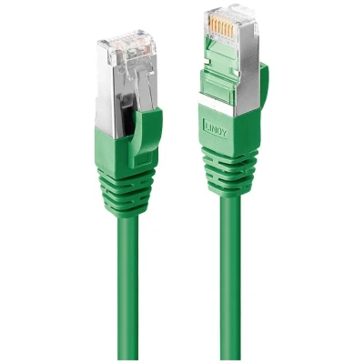 Immagine di LINDY 47680 RJ45 cavo di rete, patch CAT 6A S/FTP 3.00 m Verde 1 pz.