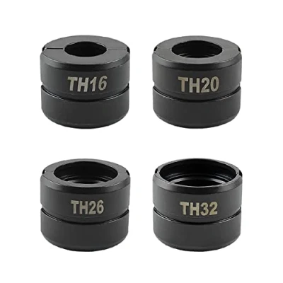 Immagine di AMZCNC Ganascia pressatrice TH16 TH32, profilo TH, per 16 20 26 32 mm, inserto crimpatrici manuali e ganasce intercambiabili, raccordi tubi compositi