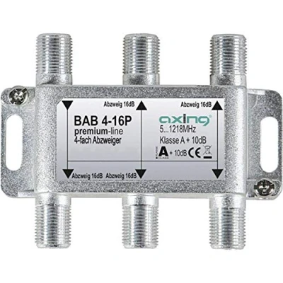 Immagine di Axing BAB 4 16P Derivatore TV via cavo vie 5 1218 MHz