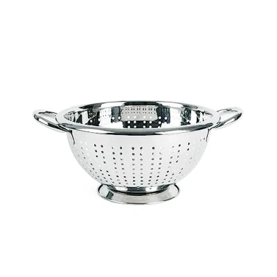 Immagine di Excelsa Scolapasta Tradizionale, Acciaio Inossidabile, Argento, 22 cm