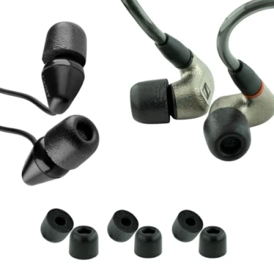 Immagine di Comply Tx 200 Isolation 3 Coppie di Cuscinetti per Auricolari Taglia Grande (L) Nero
