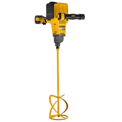 Immagine di DEWALT DCD240X2 QW Mezclador sin escobillas XR FLEXVOLT 54V con adaptador roscado M14, 2 baterías 54V/18V Li Ion 9,0Ah Nero