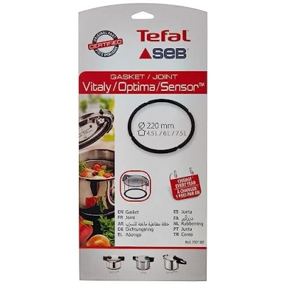 Immagine di Seb Guarnizione pentola a pressione 4,5l / 6l 7,5l diam 220 optima sensor kwisto 792189
