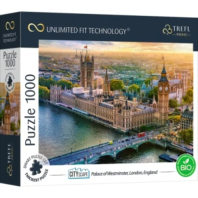Immagine di Trefl Prime Puzzle Uft Cityscape: Palace Of Westminster, London, England 1000 Elementi, Cartone Più Spesso, Bio, Londra, Inghilterra, Palazzo Di Intrattenimento Creativo