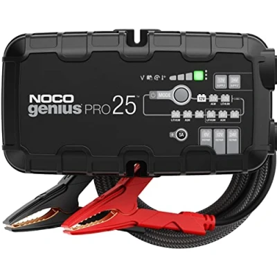 Immagine di NOCO GENIUSPRO25: Caricabatterie da 25A, 6V, 12V e 24V, Mantenitore di Carica Desolfatore con Compensazione della Temperatura