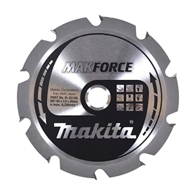 Immagine di Makita B 32100 Lama Sega Circolare Makforce T.C.T. 165x20mm 10T Legno