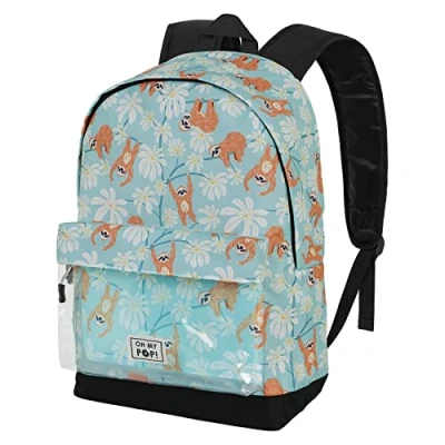 Immagine di Oh My Pop! Lazy Zaino HS Clear, Turchese, 30 x 41 cm, Capacità 22 L