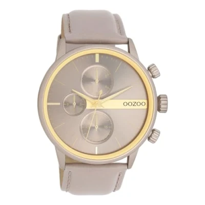 Immagine di Oozoo Timepieces C11220_C11229_Parent Orologio da uomo polso di alta qualità analogico uomo, tortora/oro (alluminio)