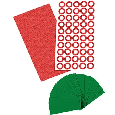 Immagine di ISOLATECH PVC termorestringente 2:1 verde lunghezza 72mm e 100pz isolatori batteria per 18650 batterie ricaricabili condensatore elettrico cavo isolamento riparazione non etichettato