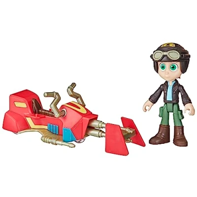 Immagine di Star Wars Hasbro, Action Figure di Nash Durango e Speeder Bike, in Scala da 10 cm, Giocattoli per età Prescolare, Bambini Bambine dai 3 Anni su