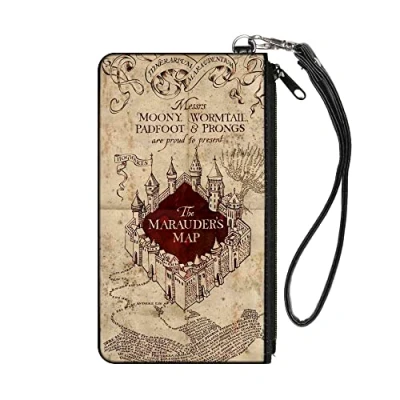Immagine di Buckle Down Portafoglio con Zip Harry Potter Piccolo, Multicolore, 6.5&quot; x 3.5&quot; Donna