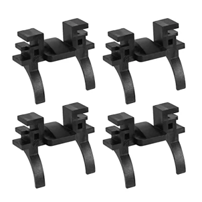 Immagine di Be In Your Mind 4x H7 LED Fermo Lampadina Faro Lampadine Adattatore Portalampada Staffa Di Montaggio Clip Plastica Compatibile con FIAT 500 MK3 MK35