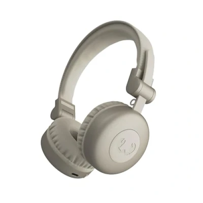 Immagine di Fresh &#039;n Rebel Code Core, Cuffie Bluetooth senza fili, sull&#039;orecchio, 30 ore di autonomia, con microfono e assistente vocale, controllo del volume tasti play/pause, pieghevoli (Silky Sand)