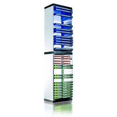 Immagine di ADZ Torre di archiviazione universale per giochi Memorizza 36 dischi gioco o Blu Ray Supporto PS4, PS5, Xbox One, Series X/S, Nintendo Switch e (bianco)