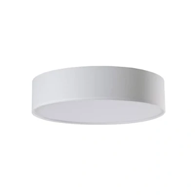 Immagine di plafoniera &#039;Sebatin&#039; dimmerabile (Scandinavo) colore Bianco, in Tessuto ad es. Cucina (3 luci, E27) di Lindby tessuto, plafoniera, lampada